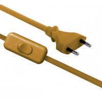 CABLAGGIO CON INTERRUTTORE H03VVH2-F 2,5A MT1,5 ORO ELECTRALINE 