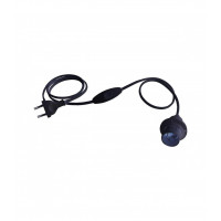  CABLAGGIO CON PORTALAMPADA E27 NERO ELECTRALINE 