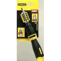 Cacciavite a Cricchetto con 10 punte Black And Decker 