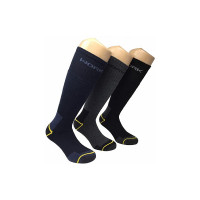  CALZA LUNGA ANTINFORTUNISTICA NERO 39/42  DA 3 PZ 