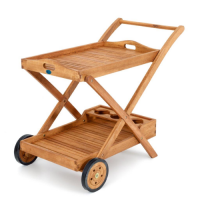 CARRELLO CALIFORNIA  LEGNO DA GIARDINO 89x55x79 CM 