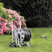 Carrello avvolgitubo Metal Gemini Claber