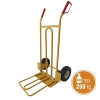 Carrello portapacchi con pedana ribaltabile max 250 kg 116x43x50cm