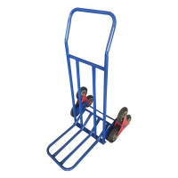 Carrello porta tutto  sali scale 6 ruote portata 250kg 80x60x115 cm verdelook 