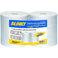 CARTA ASCIUGAMANI 2 VELI EXTRA PURA CELLULOSA WS 2X19 GR/MQ 