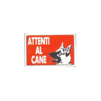 ORECA CARTELLO ATTENTI AL CANE FEROCE 