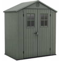Casetta da giardino Darwin 6x4 verde cm 190x122x221 Keter