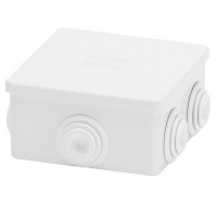 Scatola di derivazione quadrata 80X80X40 mm  IP44 con passacavi 