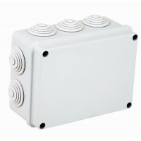 Electraline cassetta di derivazione da parete, 120 x 80 x 50 mm, ip55, grigio