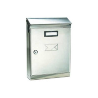 cassetta per lettere portalettere inox eco-rivista 25x9x37h