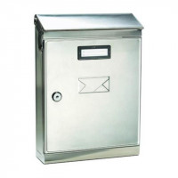 Cassetta Postale per Esterni Modello Dear Inox con Tetto - 220x320x75 mm