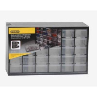 STANLEY CASSETTIERA 30 ELEMENTI GRANDI TRASPARENTI 