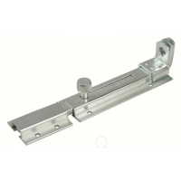 CATENACCIO TRASVERSALE PER PORTE/CANCELLI CON PORTALUCCHETTO E PIASTRA 180MM