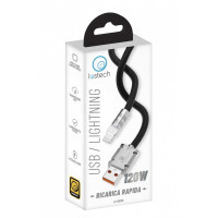 CAVO LIGHTING MT1,5 FAST CHARGE  NERO MAX 120 W LOSTECH 