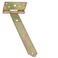CERNIERA CON PIASTRA DA AVVITARE SU LEGNO 400x30MM  IN ACCIAIO TROPICALIZZATO