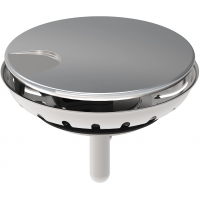CESTELLO BASKET INOX CON TAPPO DA ARREDO D.35 MM