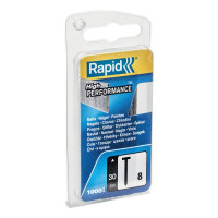 Rapid Chiodini n°8 in acciaio con taglio di precisione, punte da D.30mm confezione da 1000pz
