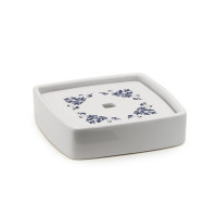 Portasapone d'appoggio Gedy Cixi Bianco/Blu