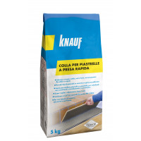 Knauf Colla rapida per piastrelle confezione da 5 kg