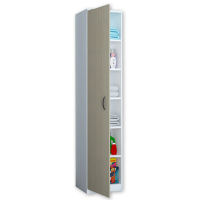 CTF Colonna Odissea 5 Ripiani bianco/Olmo 40x36x186 Cm