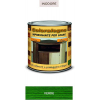 coloralegno impregnante/tinte per legno verde flacone da  250 ml Veleca 