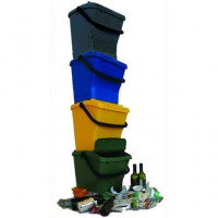 CONTENITORE DIFFERENZIATA URBAPLUS GIALLO  40 LT 