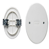 Electraline Coperchio con Griffe, Diametro 65 mm, Grigio