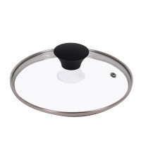 Coperchio Universale in Vetro con Bordo in Acciaio 32 cm
