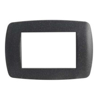 placca millenium 3 posti nero flash - MARLANVIL