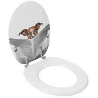 Copriwater Universale stampato cane 