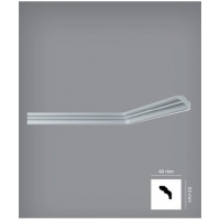 Cornice in Polistirolo 50x40 I755 - Eleganza e Facilità di Installazione per i Tuoi Ambienti!