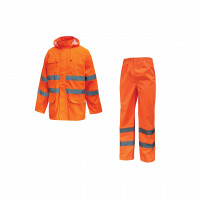 U-power Completo impermeabile cover orange fluo tg.xl