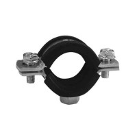 Coppia collari isofonici completi per tubo pvc  d.40mm