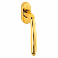 Cremonese martellina DK a 3 scatti ottone lucido per finestre  
