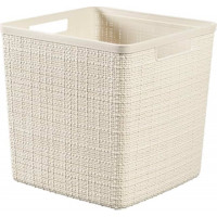 Cesto quadrato Curver Jute beige 28x28x27 cm Keter