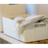 Cesto portabiancheria Curver Jute beige 46 litri Keter
