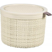 Cestino tondo Curver Jute beige D.17 Keter