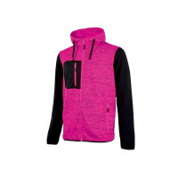  Felpa da lavoro  U-Power Rainbow Black/Fucsia Taglia S