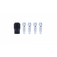 Dremel Set da 4 Pinze dad 0.8-3.2mm inclusa ghiera di serraggio 