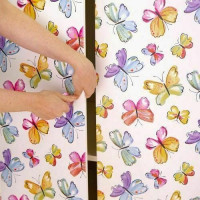 DC-Fix Mini 45x200 cm Farfalle Colorate - Decora le Tue Superfici con Vivacità e Stile!