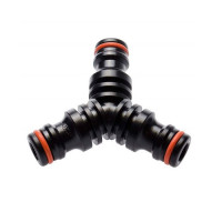 Claber raccordo deviatore a tre vie  5/8" maschi 