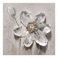 Dipinto su tela con fiori 30x30 Bubola & Naibo