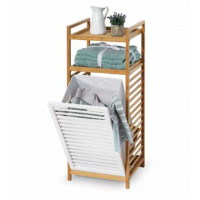 Mobiletto portabiancheria in bambù Domoliving