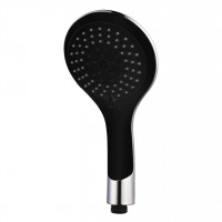 Soffione Per Doccia Elegant A 5 Getti Nera Cromata Idrobric