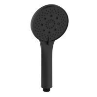Doccetta nera 5 getti della serie Tao D. 10.5 cm  alta 24.5 cm 