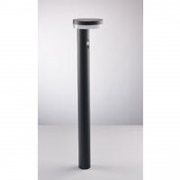 Palo Led Enya antracite con pannello solare 5W Fan Europe