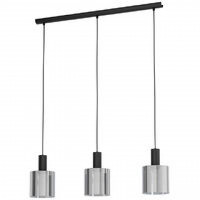 Lampada a sospensione Gorosiba nero 3x40W Eglo
