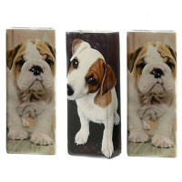 evaporatore ceramica semicircolare 15cm decoro cane 