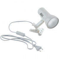 Spot Carrera bianco con pinza Max 40W Fan Europe