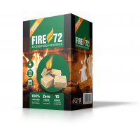 ACCENDIFUOCO ECOLOGICO FIRE CONFEZIONE DA  72 CUBETTI